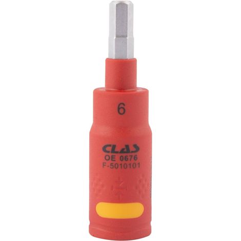 Douille isolee 1/4" h6- OE 0676 - CLAS Equipements