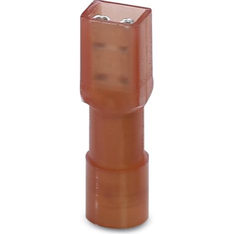 Phoenix Contact 3240537 Presa piatta Larghezza spina: 4.8 mm Spessore spina: 0.8 mm 180 ° Completamente isolato Rosso 5