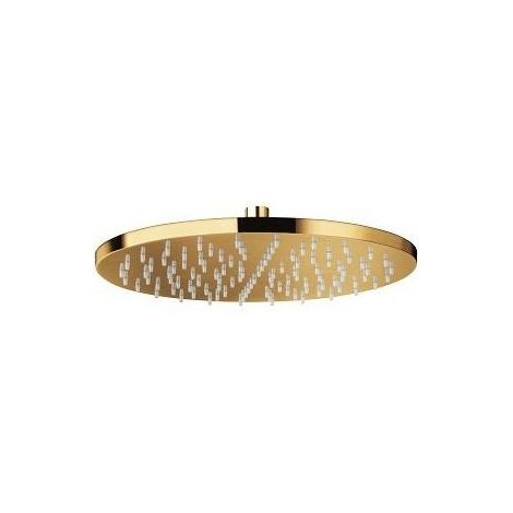 POMME DE DOUCHE RONDE DIAMETRE 30 LAITON DORE - CRISTINA ONDYNA PD55852 (1/2)