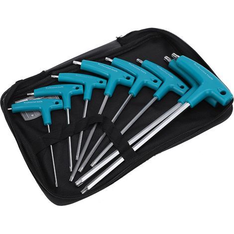 Anti-slip T-handle pentalobe hex key set - For electronic and hardware repair (model 0614B) (1/5)