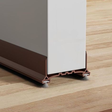 Türdichtung, wind- und schalldicht, stark haftend, für Außen- und Innentüren, 100 cm, braun (1/5)