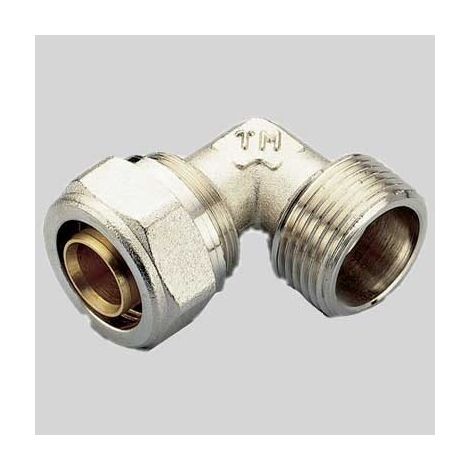 RACCORDO A COMPRESSIONE CURVO MASCHIO TIEMME - 14 x 1/2