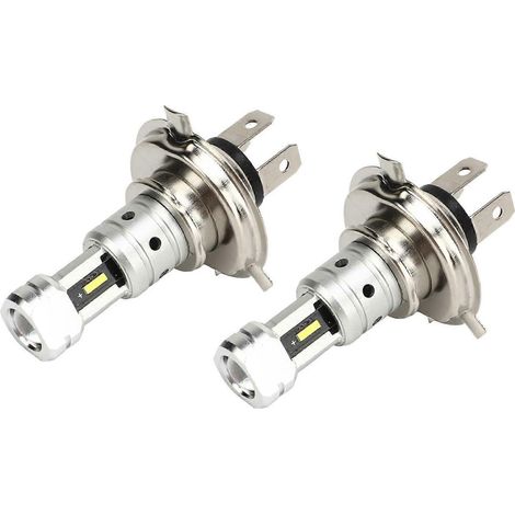 Stück 100W H4 LED Motorradscheinwerferlampe 360 Grad Superhell CSP-Chip Energiesparend Ersatz