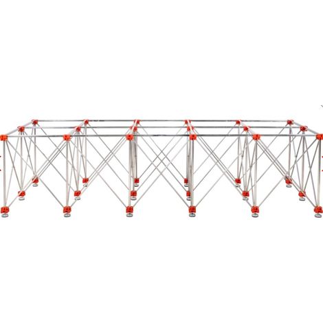 Tavolo di lavoro retraibile rubi 120x300 cm supporto max  1.500 kg