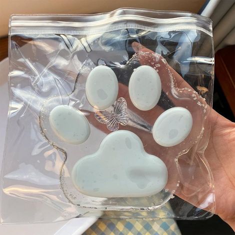 Jouet En Forme De Patte - Jouet En Silicone Souple Pour Soulagement Du Stress - Accessoire De Bureau - Pour Adultes Et Adolescents - 1 Pièce (1/2)