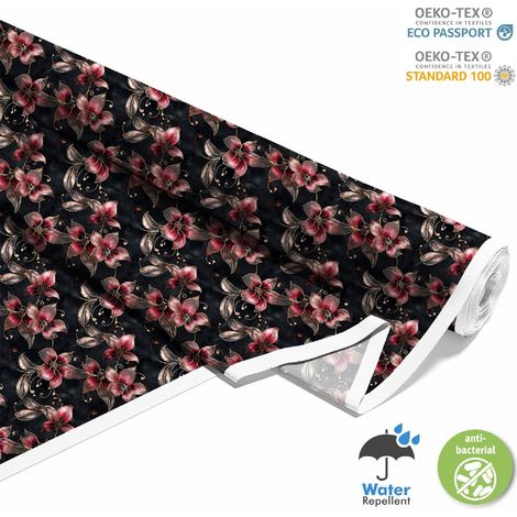 Outdoor-Dekorstoff Oxford - Motiv Blumen I DX5545 (1/5)