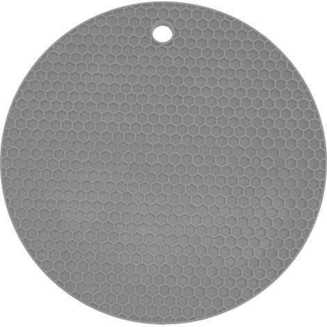 Runde Wabenmatte aus lebensmittelechtem Silikon, Platzdeckchen, Hitzeisolierende Unterlage für Auflaufformen, Verdickte Mikrowellenmatte, Mikrowellengeeignet (3).