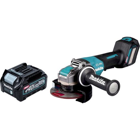 Makita GA 044 GD1 Meuleuse d'angle sans fil 40 V max. 125 mm X-LOCK Brushless + 1x batterie 2,5 Ah - sans chargeur