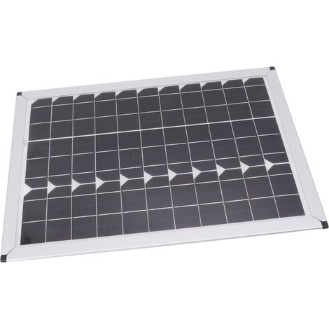Kit panneau solaire 100 W, module solaire monocristallin avec contrôleur étanche 20 A 12 V/24 V pour camping en voiture (1/5)