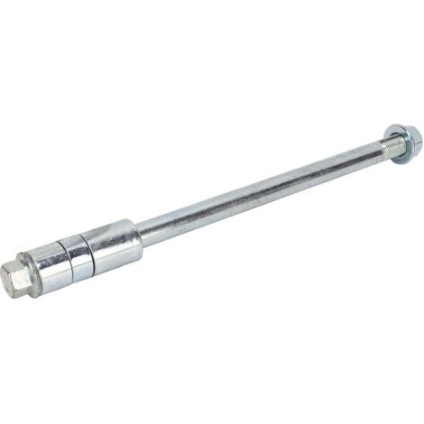 BUNTHAUS Essieu avant/arrière 12 mm x 230 mm avec 3 joints, compatible avec les motos tout-terrain Pit Pro 125 cc et 140 cc. (1/5)