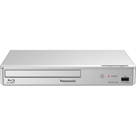 Panasonic DMP-BDT168EG Blu-Ray 3D Silver DVD/Blu-Ray player - Lettori DVD/Blu-Ray (NTSC, PAL, DTS-HD Master Audio, Dolby Digital, Dolby Digital Plus, Dolby TrueHD, AVCHD, MKV, MP4, XVID, AAC, ALAC, FL (1/4)