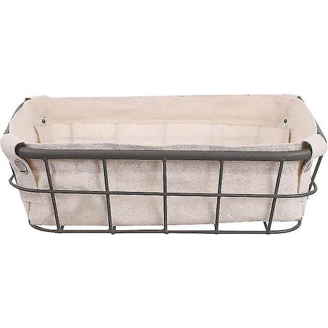 1 panier avec doublure en toile