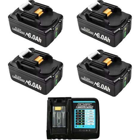 Batterie Lithium-Ion, Capacité 6000mAh, Tension 18V (1/2)