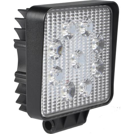 Luz de trabajo cuadrada de 12/24 V, 27 W y 1800 lúmenes, IP67 STACK (1/3)