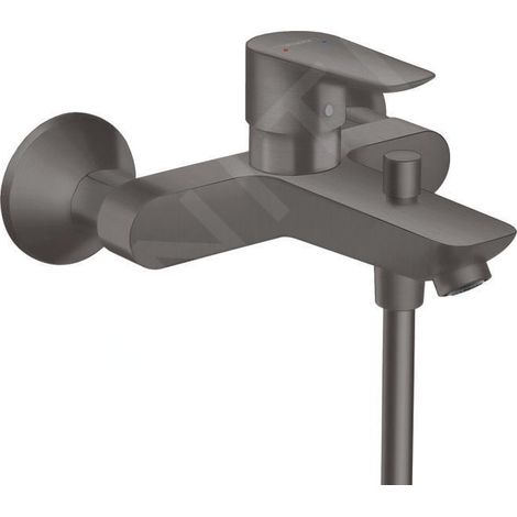 Hansgrohe Talis E - Mitigeur de baignoire, noir chromé brossé 71740340