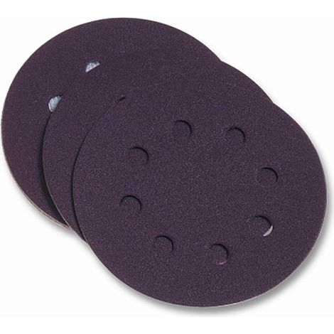 PG - 10 DISCHI ABRASIVI 125 CON VELCRO GRANA 40