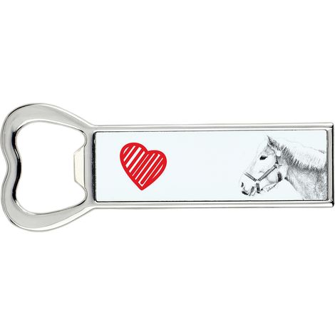Haflinger - un apribottiglie con un cavallo, un apri-frigo personalizzato, un regalo unico per uomo firmato Art-Dog (1/5)