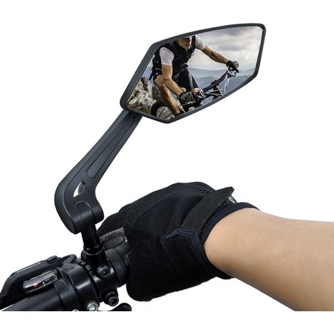 Specchietto retrovisore per bicicletta/e-bike – Ruotabile a 360° – Adatto a quasi tutte le biciclette - Chiave a brugola inclusa. (1/5)