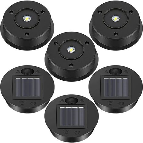 Lanterna solare da esterno, coperture di ricambio, 6 pezzi, diametro 70 mm (1/5)