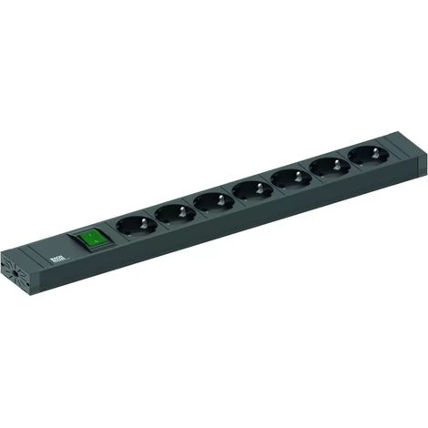 Bachmann Steckdosenleiste 7x Schutzk mit Schalter 2m 420.0014 (1/2)