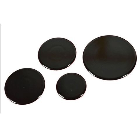 Ersatzteil - Original-Brennerhauben-Set (4 Stück) - - ARISTON HOTPOINT, INDESIT, SCHOLTES, WHIRLPOOL, IGNIS, 2I MARCHI