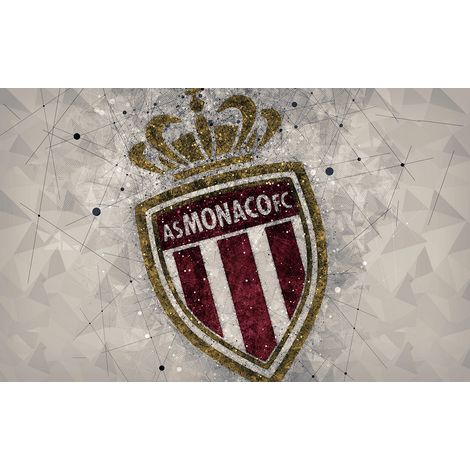 Papier peint panoramique Foot / Football - AS Monaco FC - 130 cm x 81 cm (1/2)
