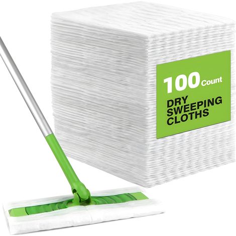 Panni per la pulizia a secco Swiffer Sweeper - Ricariche per mop usa e getta per animali domestici - Ricariche per panni per la pulizia di pavimenti multisuperficie