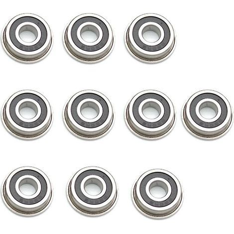 F695 2rs 5x13x4mm ABEC-7 Flanschkugellager, Miniaturkugellager F695rs, 10er-Packung (1/4)