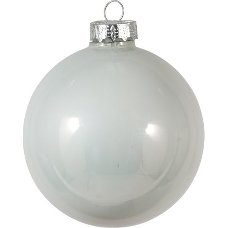 ARPIMEX Box 4 Sfere di Natale D 120 Mm Vetro Bianco