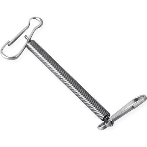 Metallfeder mit 2 Clips, Edelstahl-Befestigung, Wasserspender für Hasen