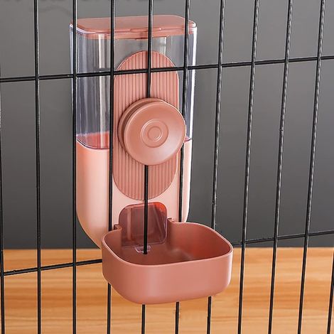 Distributeur automatique de nourriture pour chats - 0,87 litre - Pour petits et moyens animaux - Rouge