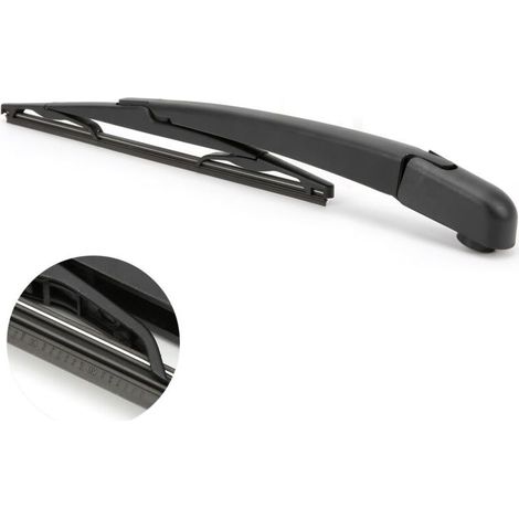 Balai Essuie-Glace Arriere - Bras Et Balai Complet - Compatible Peugeot 3008 Hayon 2009-2016 - ABS Et Caoutchouc - Lot De 1 (1/5)