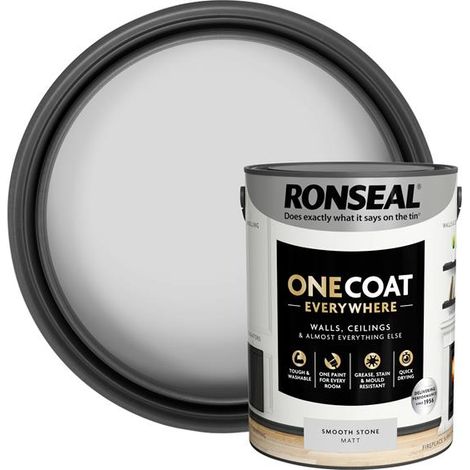 Ronseal One Coat Everywhere Matt - 5L - Smooth Stone