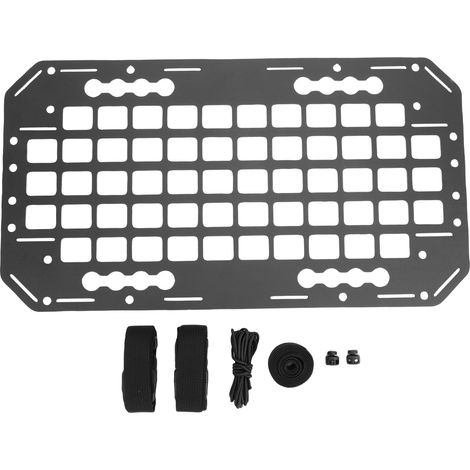Panneau Molle lit camion 489x267x2mm – Utilisation rail L stockage modulaire véhicule voiture camping-car, rangement (1/5)