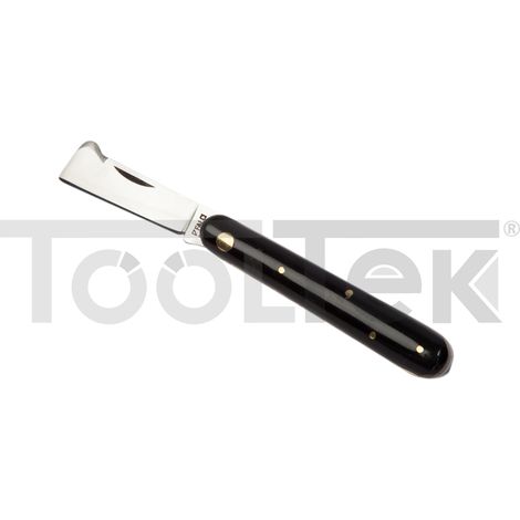 COLTELLO INNESTO INNESTARE LAMA ACCIAIO PIANTE BAKELITE 17cm FALCI