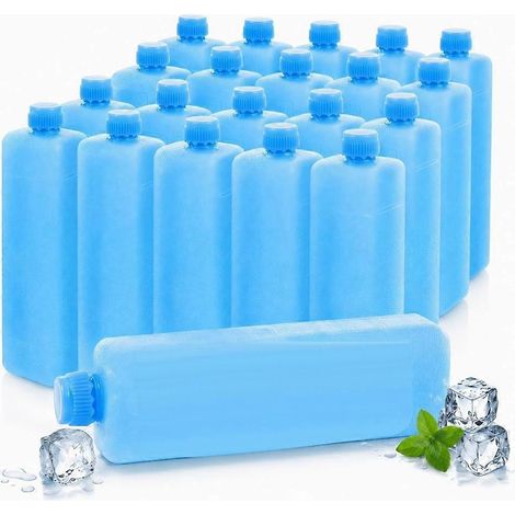 20Pack petit Hard glace lot pour Lunch boîte mini réutilisable congélateur Blocks plastique refroidissement boîte pour (1/5)