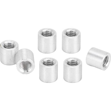 Lot de 10 entretoises rondes série 3501 pour colonne de support structurelle M4 x 0,7 mm, longueur : environ 6 mm (1/5)