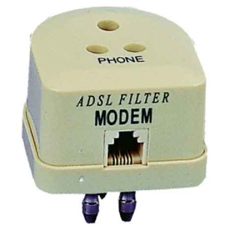 Spina Presa Telefonica Tripolare con Filtro Adsl (1/2)
