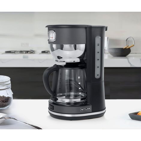 Cafetera de Goteo 1000W Muse MS220DG Gris