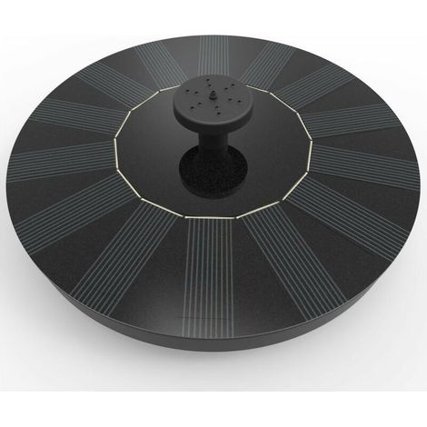 Fontaines pour bassins d'agrément Fontaine Solaire Pompe à énergie Solaire 1,4 W - Pompe Submersible pour Bassin, Piscine, Jardin, Aquarium. (1/5)