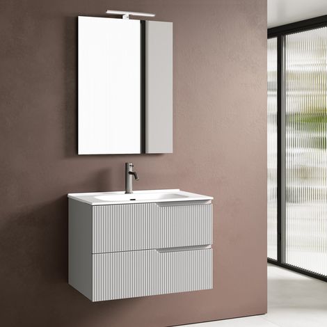 Composizione 4 pezzi ZIP bianco opaco (1/5)