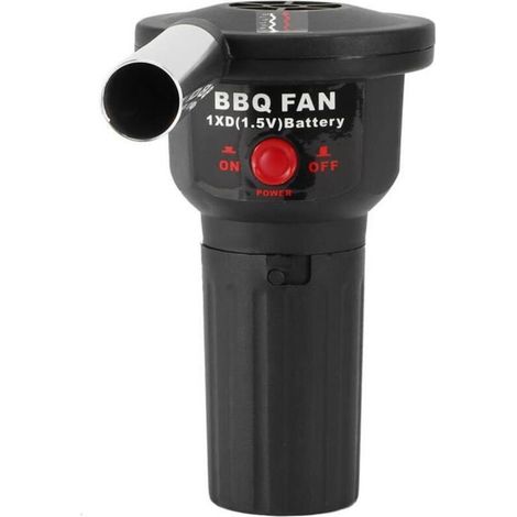 Souffleur de feu, ventilateur d\'air de barbecue durable et sûr, pour la cuisson au barbecue en plein air, allumez le camping au (1/4)