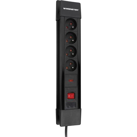 Parafoudre parasurtenseur MONSTER 4 prises AC et 2 USB-A (1/5)