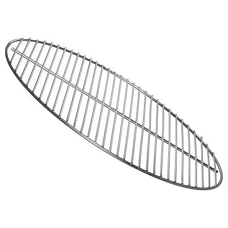 QAZQA Grille de Barbecue - en Acier Inoxydable - pour Le Barbecue Boule - en Forme Ronde - Toutes Les Marques - Diamètre 47cm (1/4)