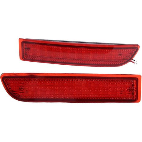 2x Auto-Rücklicht, Feststellbremse, Reflektorlampe für hintere Stoßstange, rot (1/5)