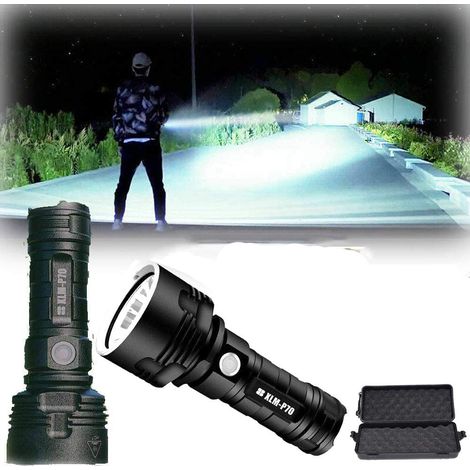 ultrahelle, leistungsstarke, wasserdichte LED-Taschenlampen mit 3 Modi (1/4)