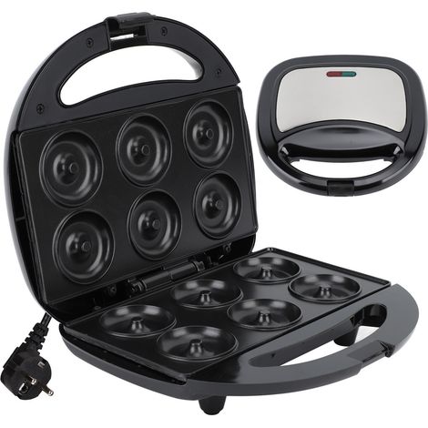 Soavoa Machine à Beignets Mini, Antiadhésive, Cuisson Double Face, Contrôle Intelligent, Facile à Nettoyer, 1 Pièce (1/4)