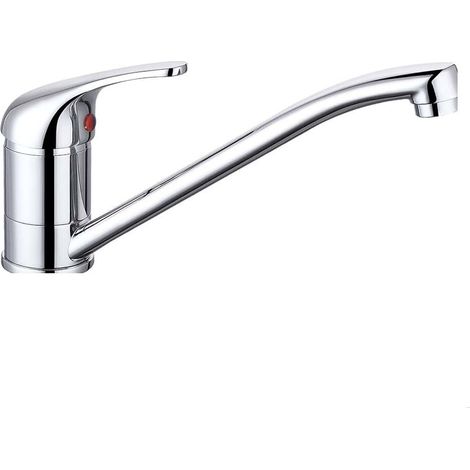 Contemporary Single Lever Kitchen Mixer Tap, Chrome