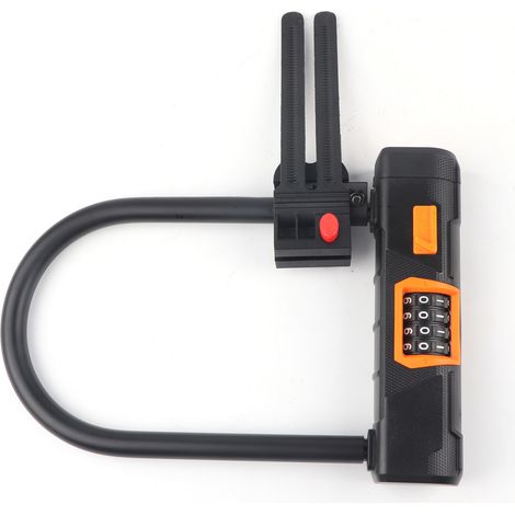 Vélo Antivol U en Acier Sécurité Cyclisme Serrure Vélo AntiVol Accessoire Vélo Sécurité (1/5)