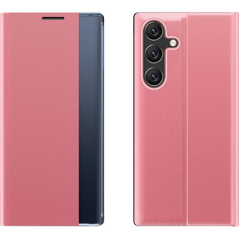 Nueva funda Sleep Case con solapa y función de soporte para Samsung Galaxy A36 - rosa